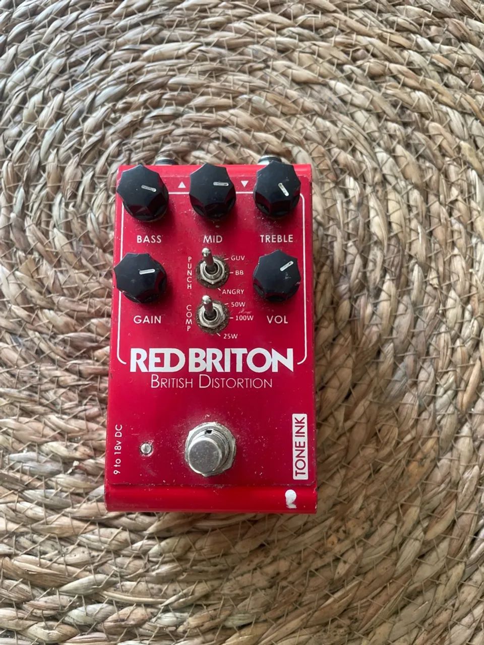 Pedal guitarra red briton