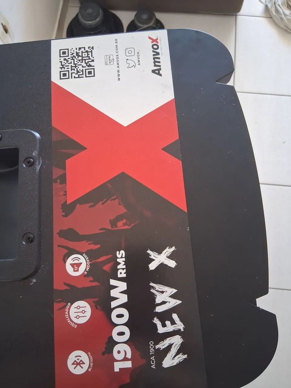 Caixa de som amvox ,com 3 messes de uso,semi nova  - Foto 2