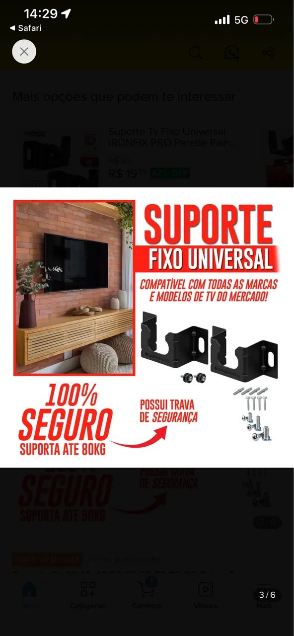 Suporte de tv