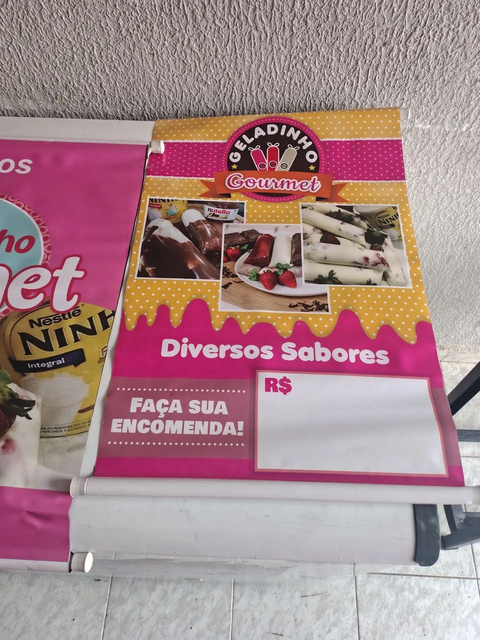 Banners geladinho gourmet novos  - Foto 5