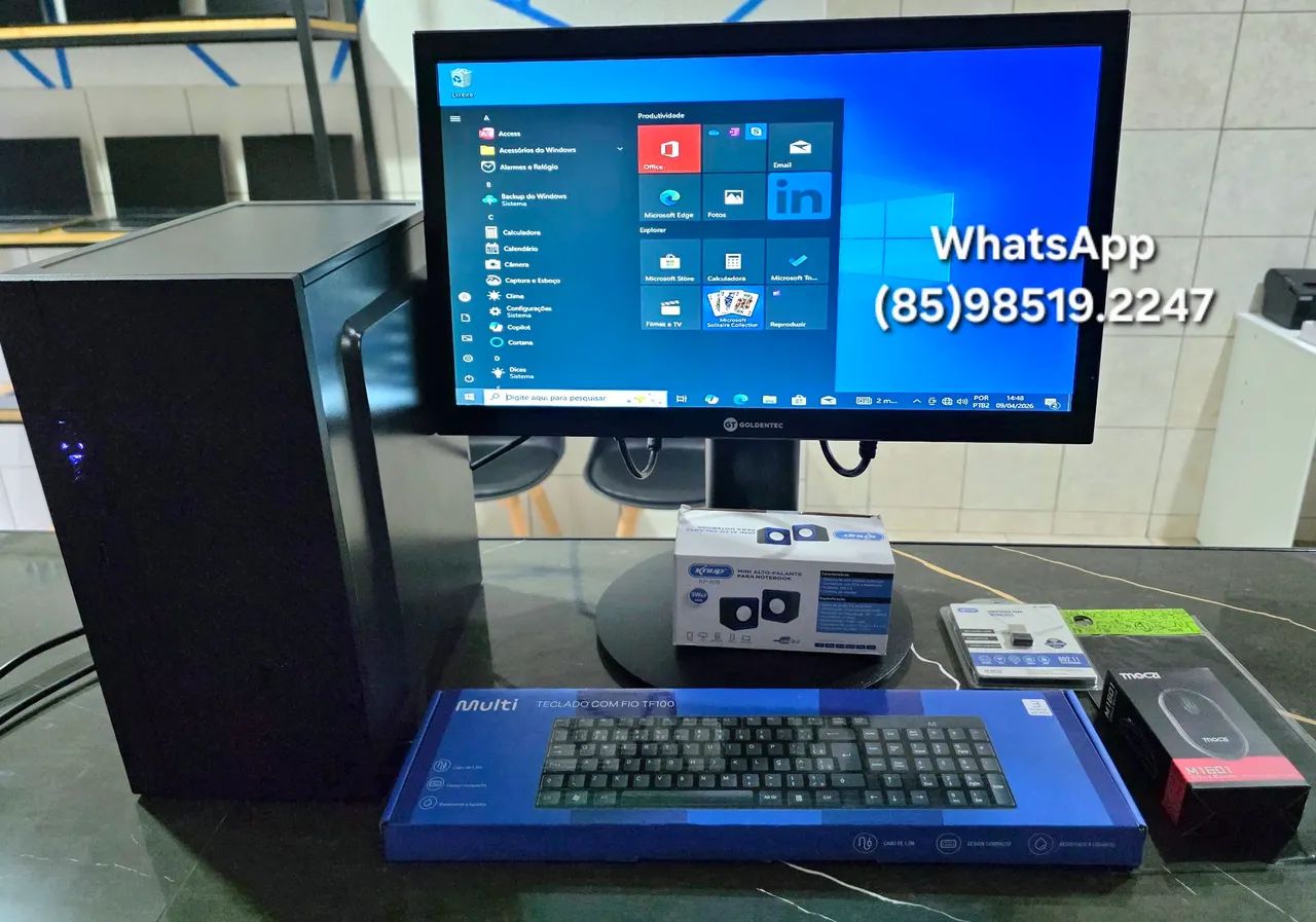 Promoção Imperdível Computador i3 Completo Até 10x Sem Juros 