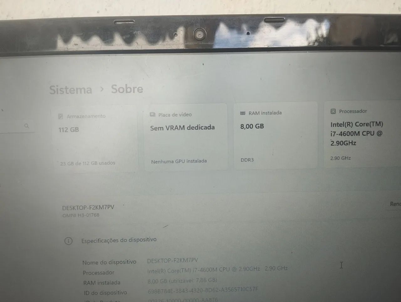 Notebook positivo i7 8gb hd 120 - Foto 2