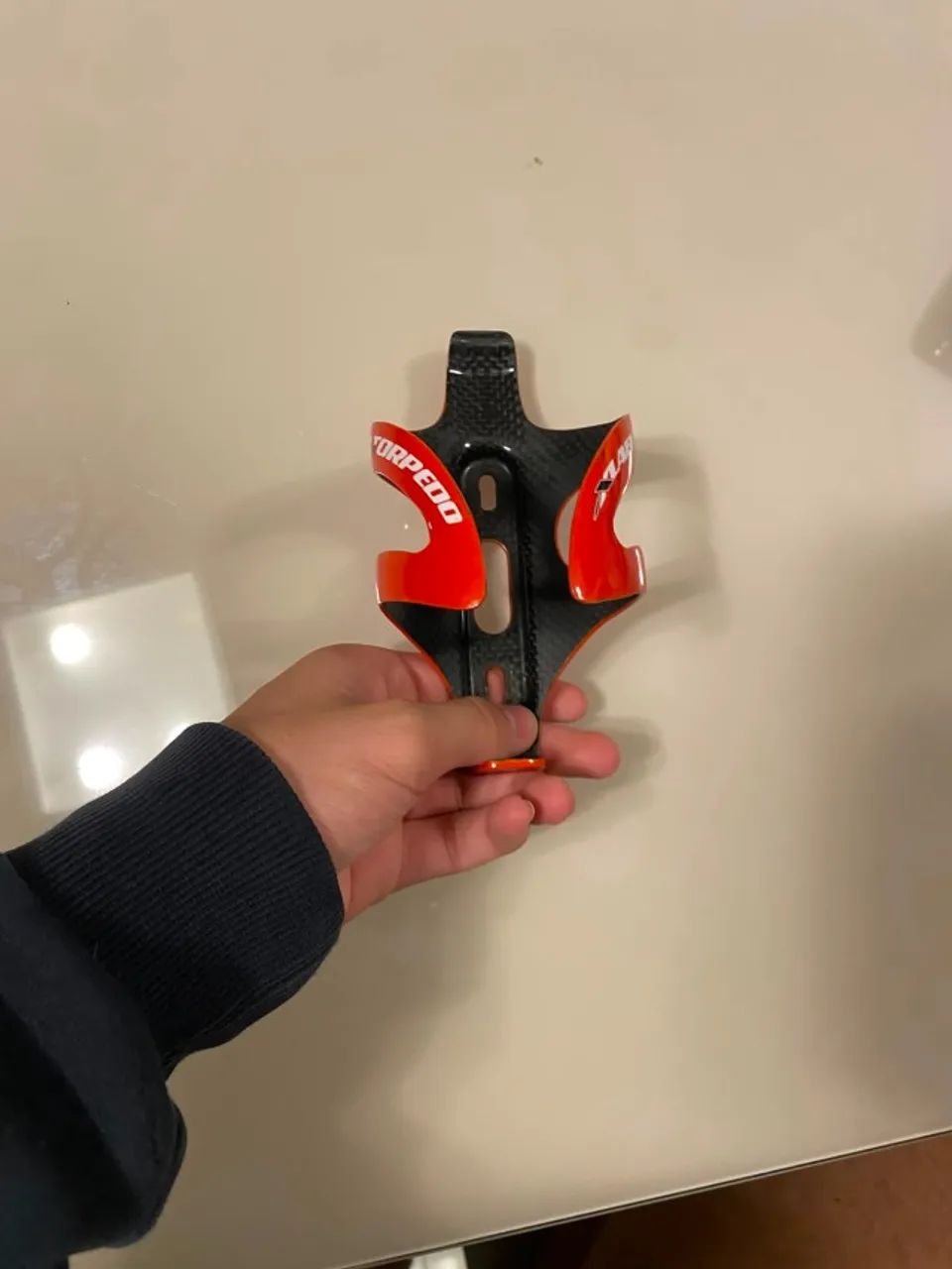 XLAB Torpedo Bottle Cage red  - Foto 3