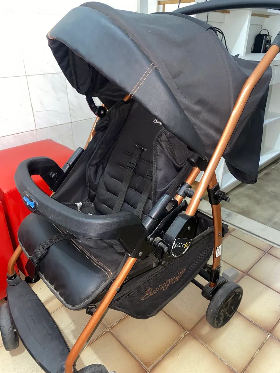 Carrinho de bebê burigotto pra vender rápido  - Foto 3