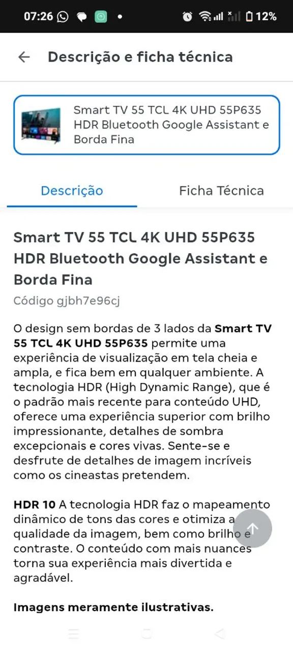 Smart 55P TCL 4K - Foto 5