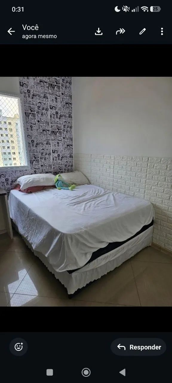 Cama Baú casal com colchão molas - Foto 3