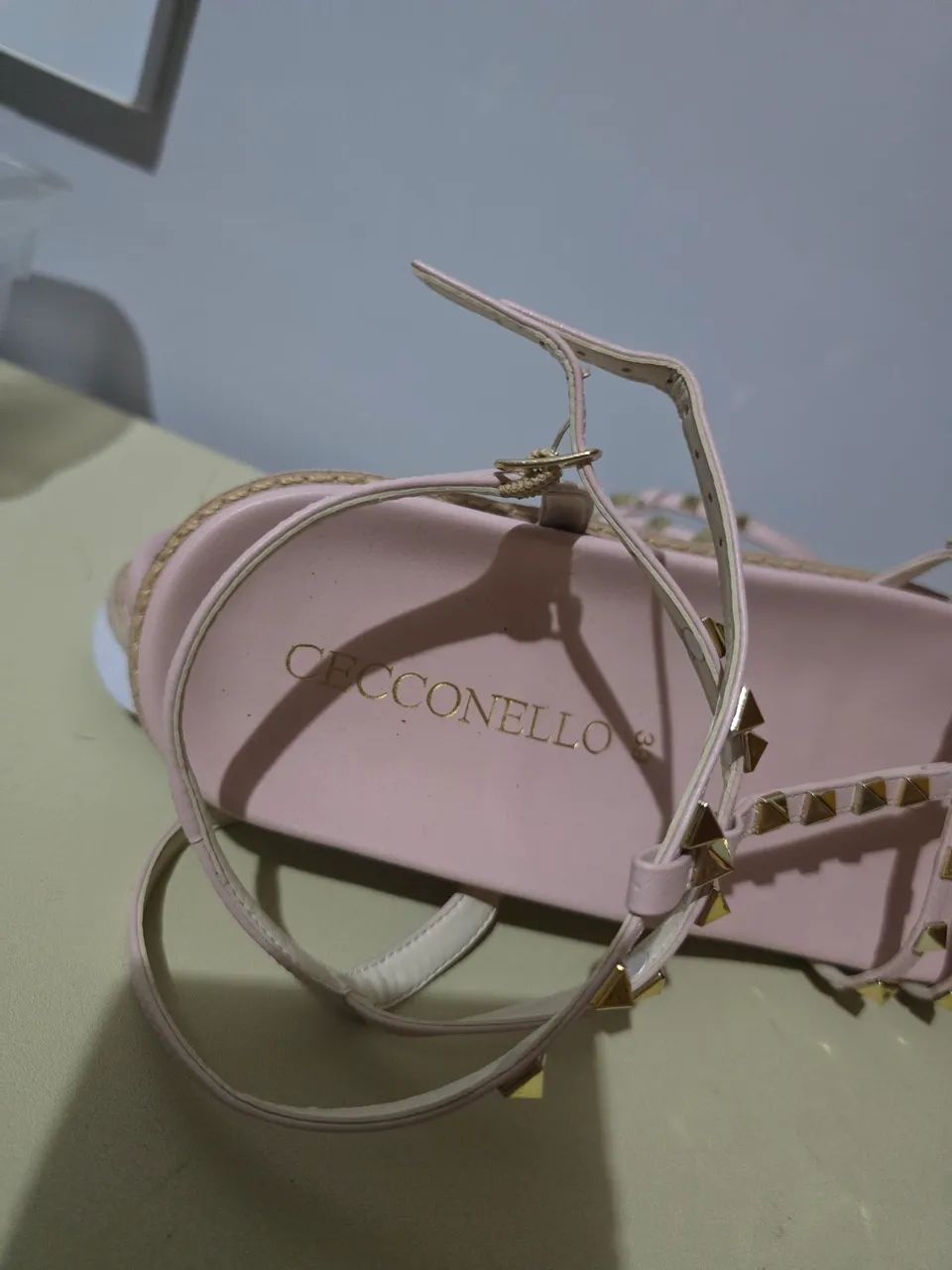 Papete de couro rosa Cecconello - Foto 4