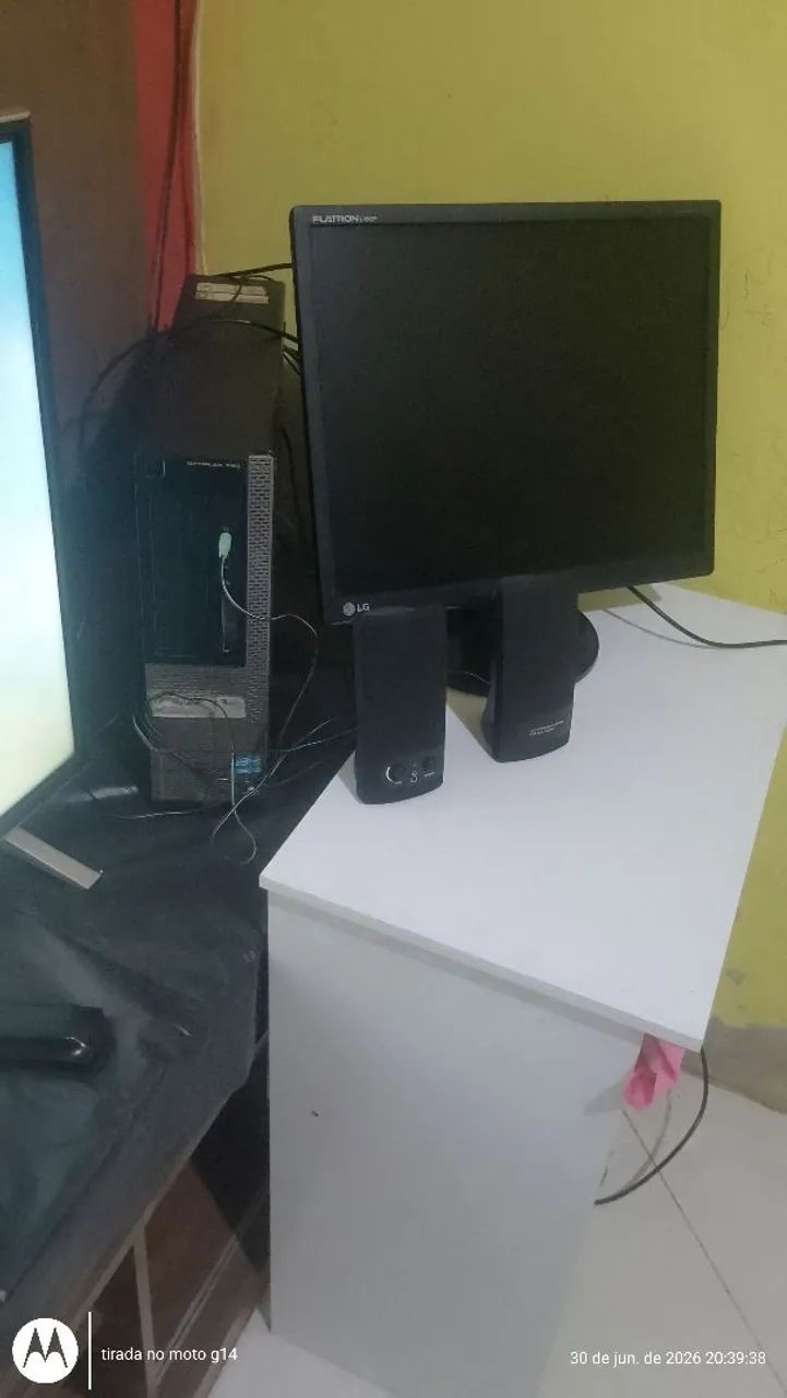Vende-se esse computador completo ou troca em Tv de 32 polegadas smat 