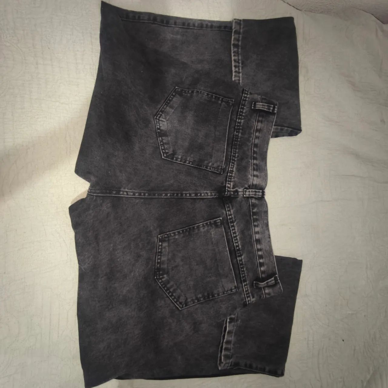Calça baggy cor grafite - Foto 2