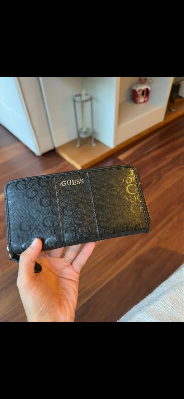 Carteira Guess preta nova