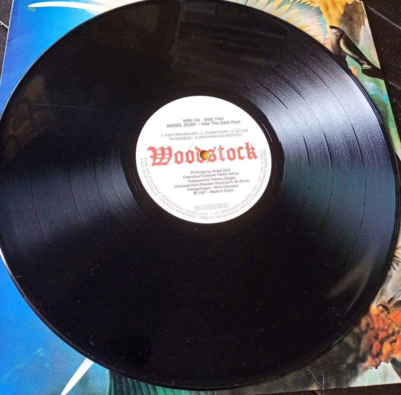 LP Angel Dust - Into The Dark Past 1987 Disco De Vinil  - Foto 4