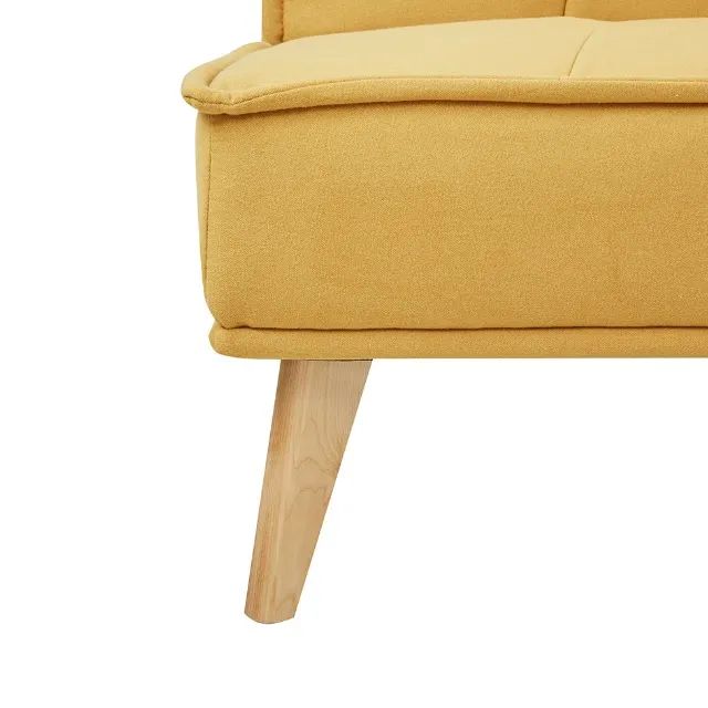 Sofá-Cama 3 Lugares Casal Amarelo - Foto 4