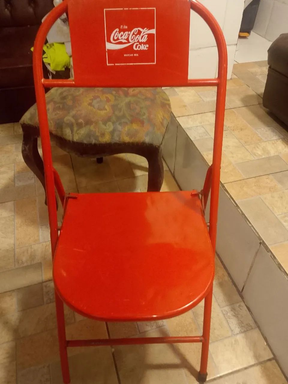 Cadeira da Coca cola antiga  - Foto 5