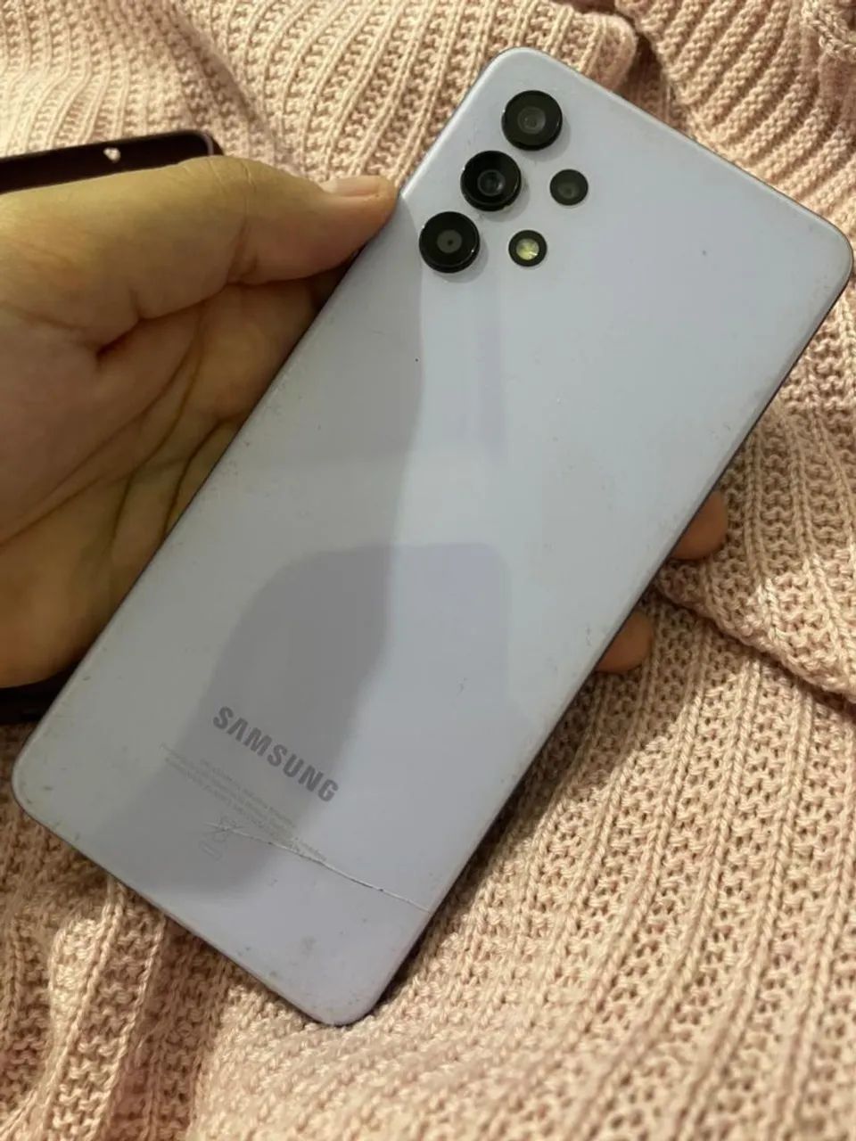 Celular A32 lilás  - Foto 3
