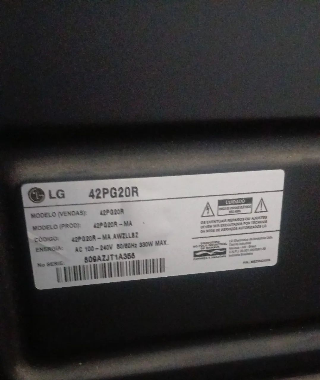 TV LG 42" PLASMA  - Foto 3
