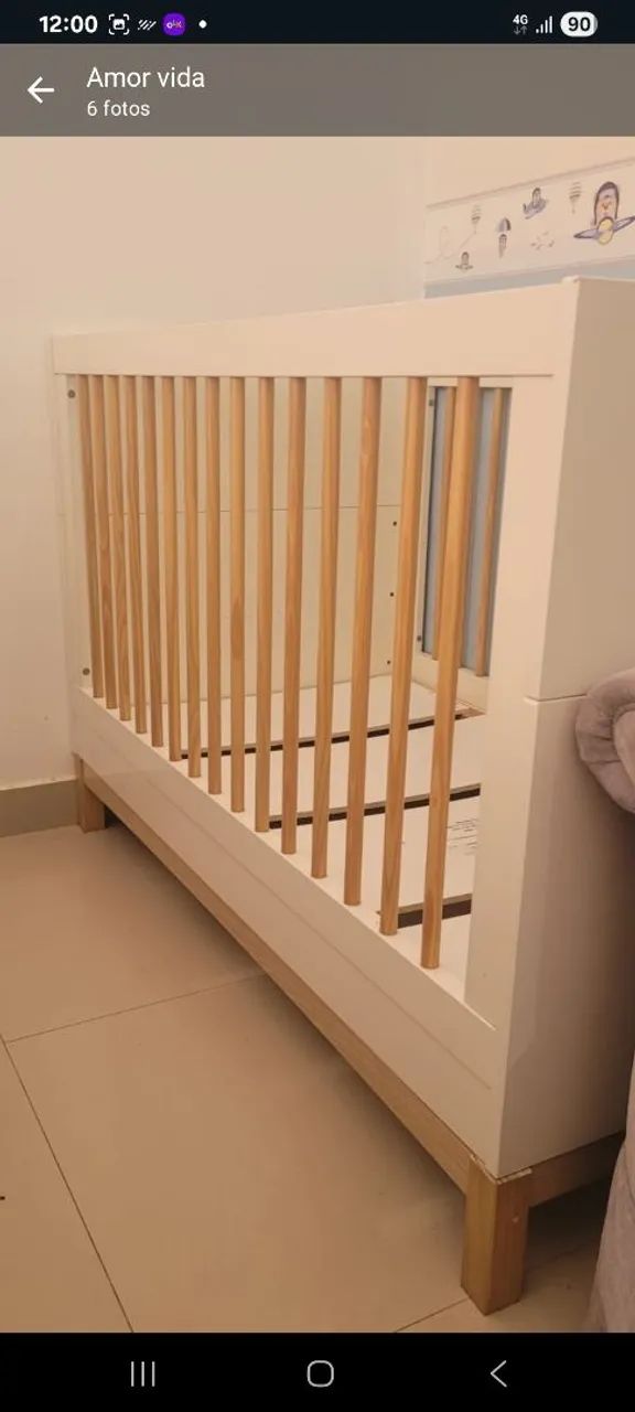 BERÇO  E COMODA COZY - Foto 3