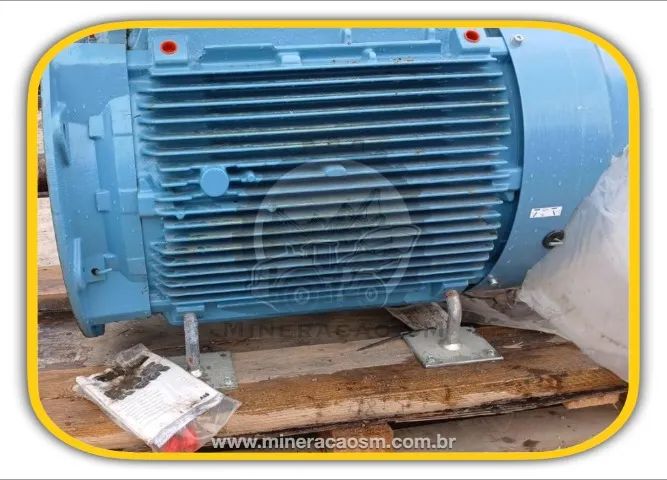 Motor Elétrico ABB 300cv, 1780rpm, novo na caixa. Com flange 1