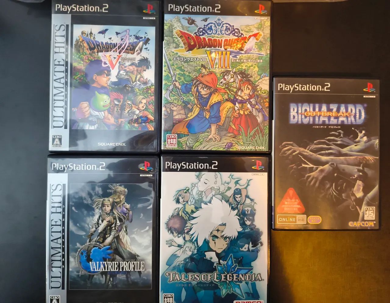 ps2カセット集 Coleção jogos PS2 Playstation 2 Japonês - Jogos de Vídeo Game