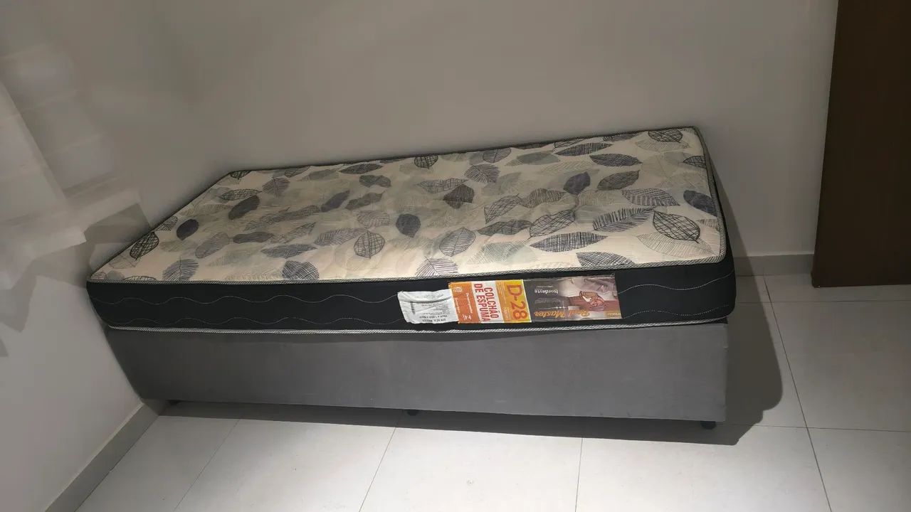 Cama box com colchão solteiro  - Foto 2
