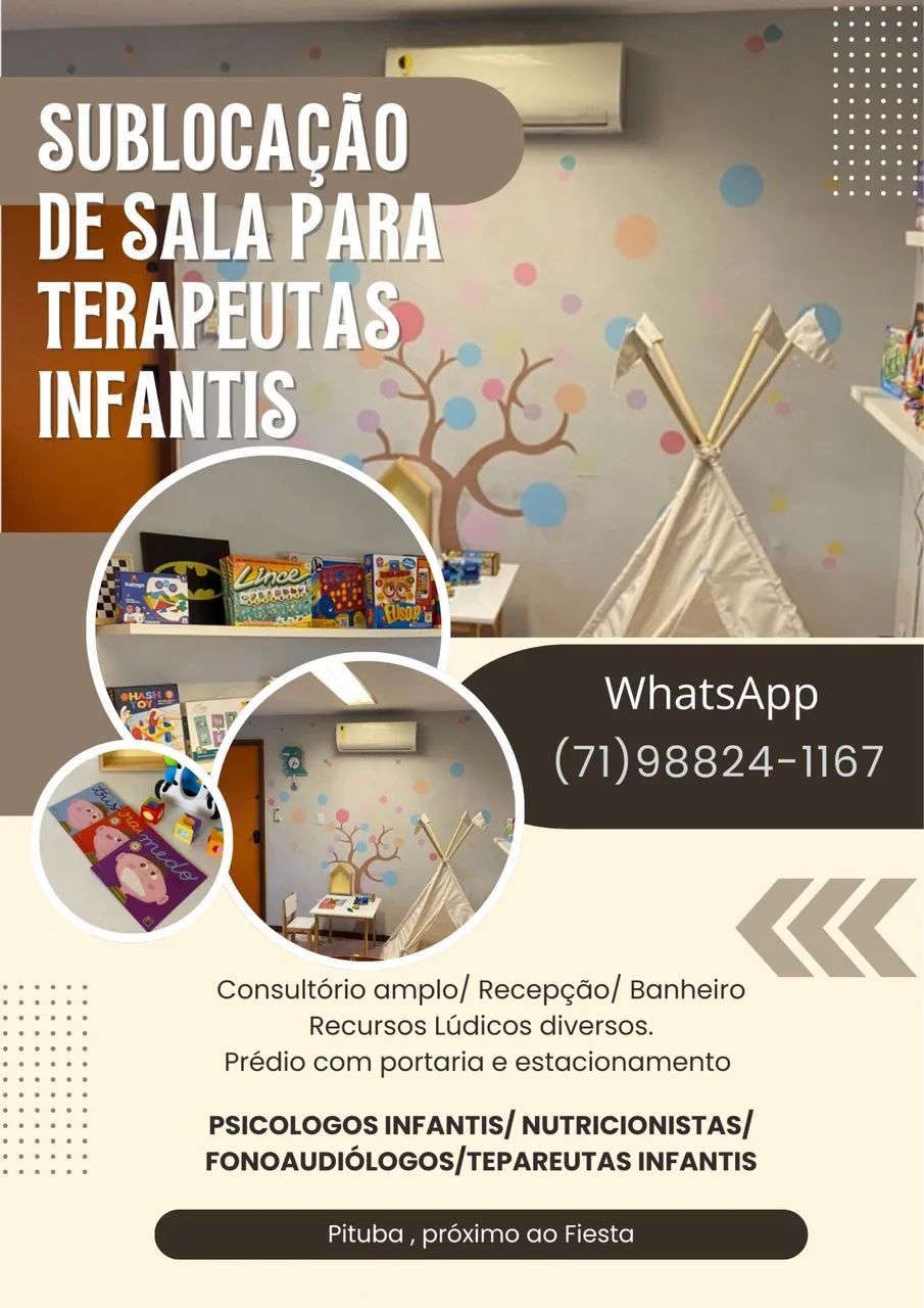 Sublocação de consultório 