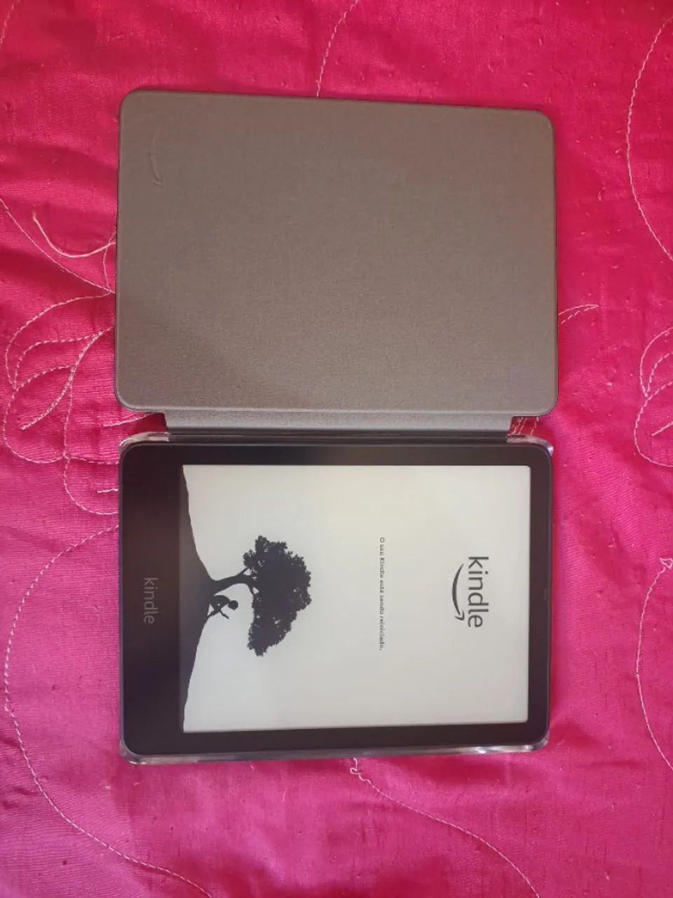 Kindle paperwhite signature  32gb + capa Kindle de tecido com verso transparente  - Foto 3