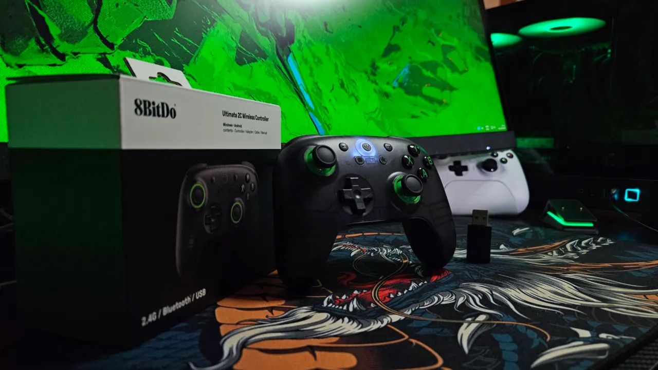 Controle 8bitdo ultimate 2C NOVO (Hall effect) - Foto 4