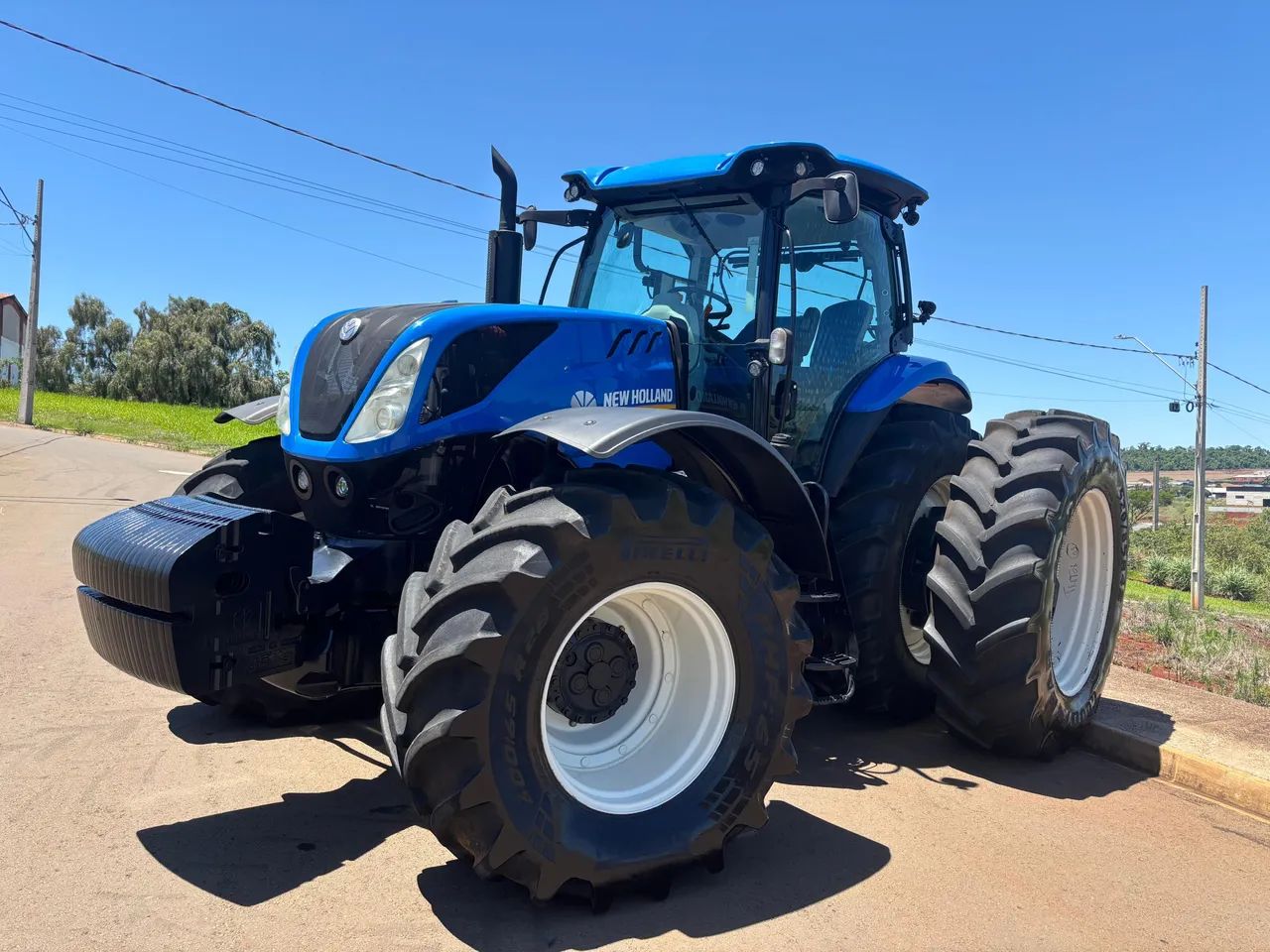 Trator New Holland T7 260 Ano 2020 2.500h Piloto GPS