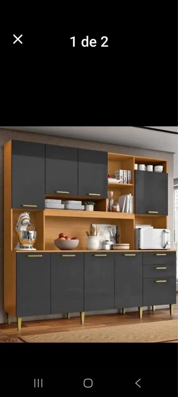 Armário de Cozinha Estilo Moderno - Sofisticação e Funcionalidade no Seu Espaço!  - Foto 2
