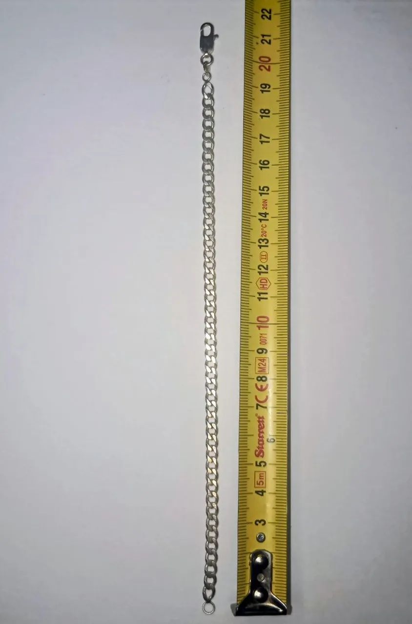 Pulseira de prata 925 - Foto 3