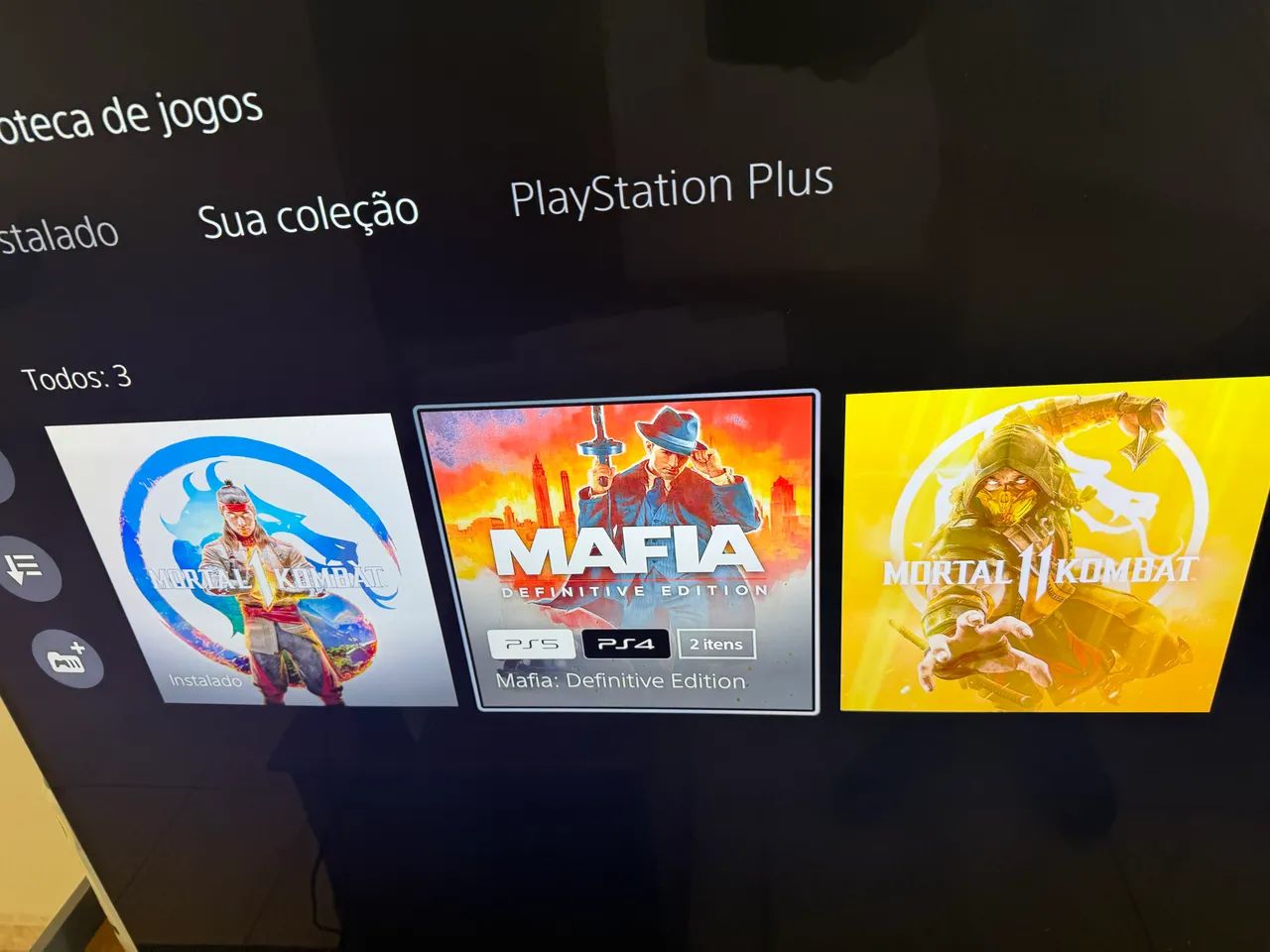Ps5 slim + 3 jogos  - Foto 4