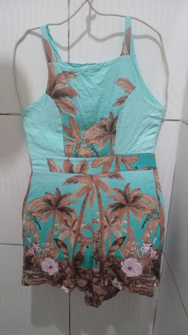 Macacão Curto Alfaiataria Feminino M  - Foto 5