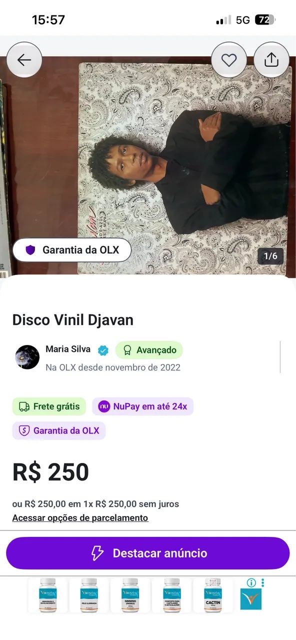 2 Disco Vinil Djavan - Foto 5