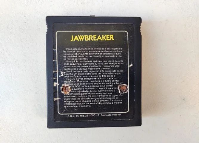 Cartucho 2 Jogos Atari - Jawbreaker / River Raid