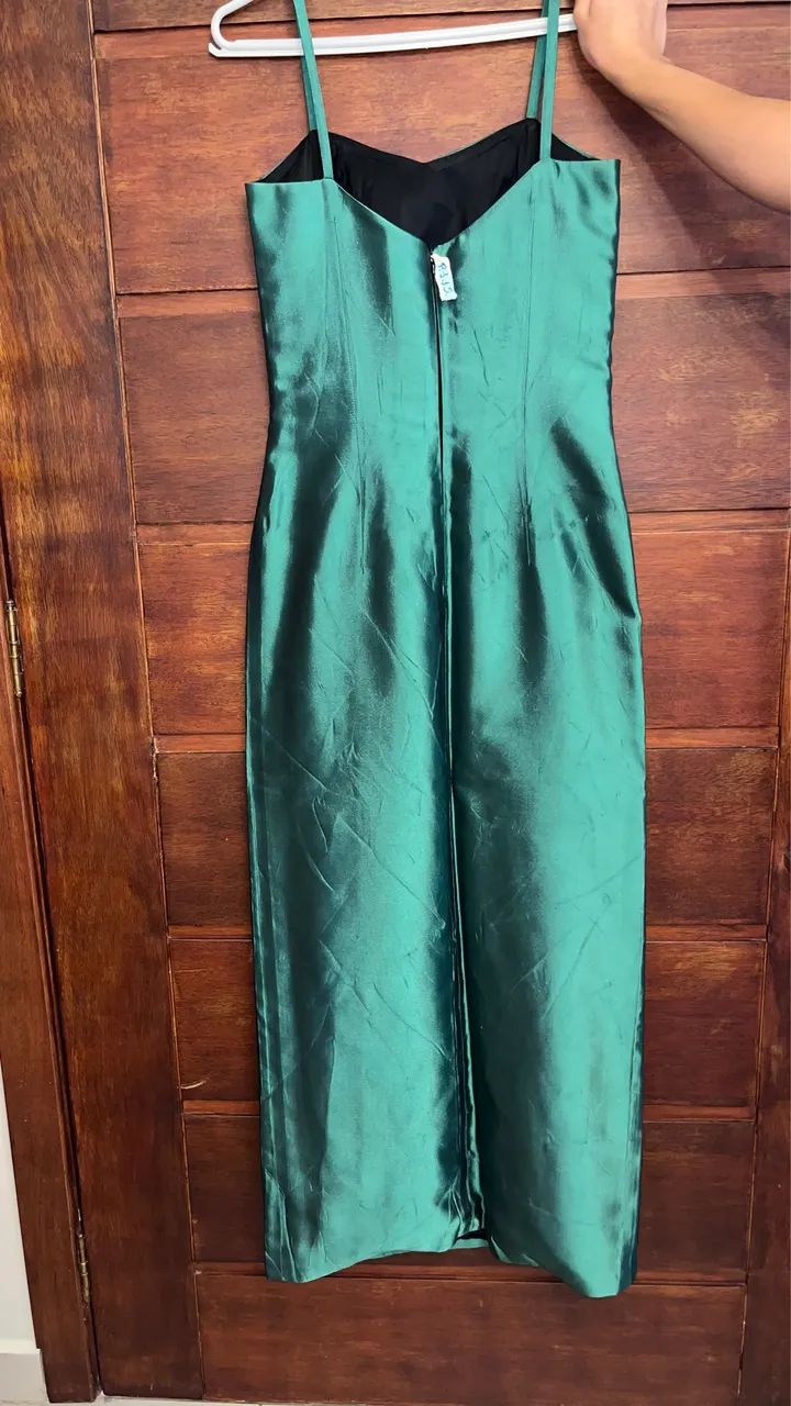 Vestido de festa verde - Foto 3