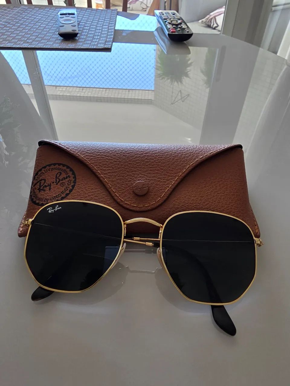Ray-ban hexagonal sem detalhes. - Foto 3