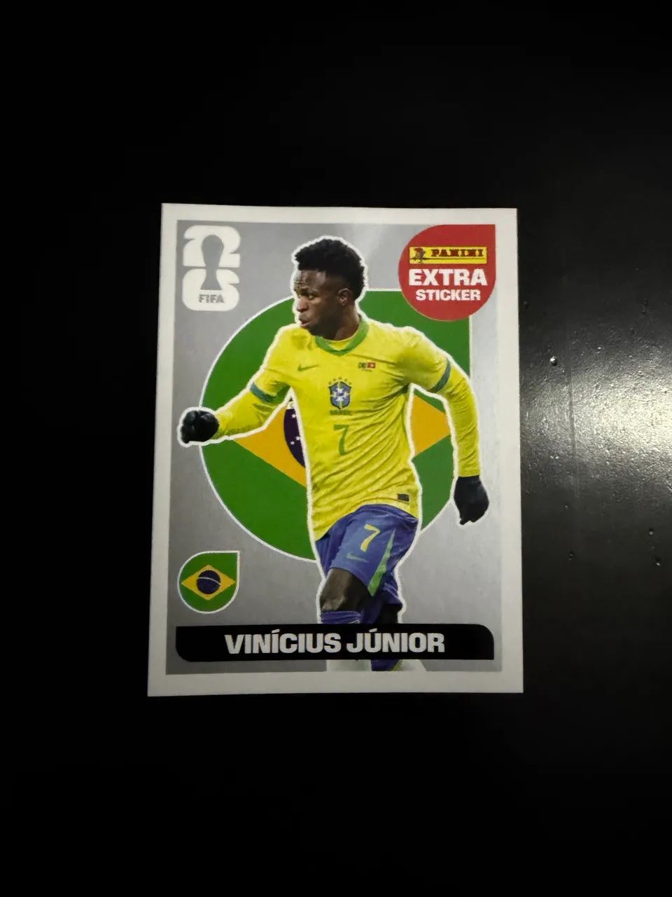 Figurinha legend do Vini jr Prata 