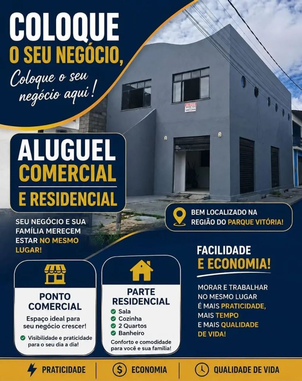 Alugo este imóvel no Parque Vitória