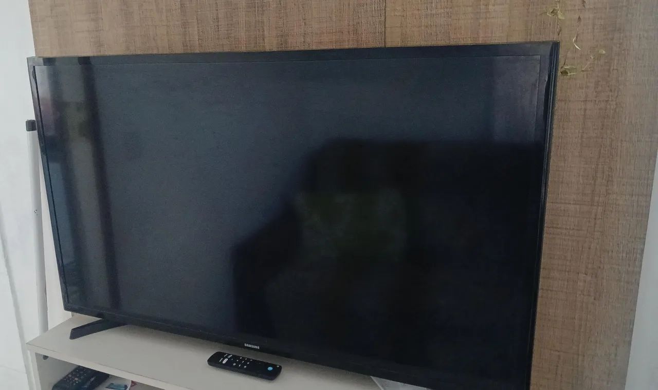 TV Samsung 40 polegadas - display queimado (retirada de peças ou conserto por sua conta).