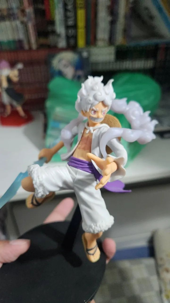 Action figure Monkey D. Luffy Gear 5 Nika One Piece - Foto 4