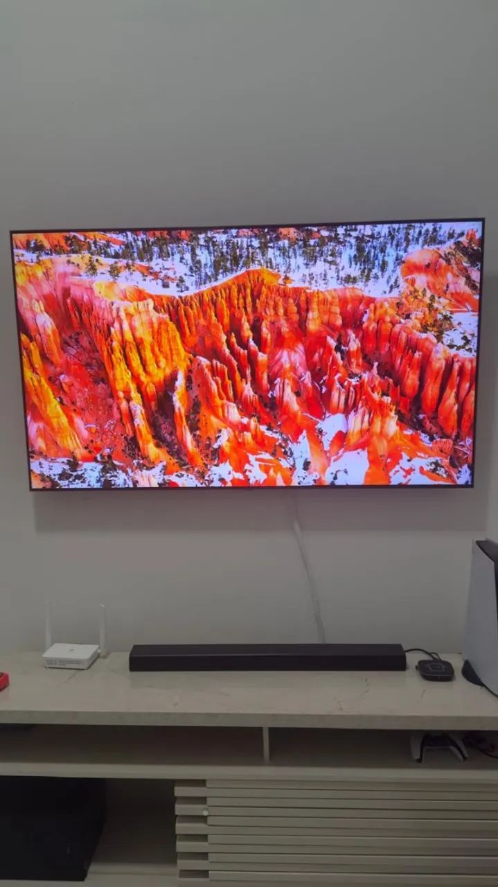 Smart TV Samsung 65 Polegadas LED 4K HDR - Aceito Cartão - Foto 2