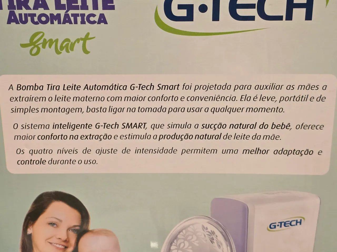 Bomba tira leite automática Smart Gtech - Foto 4