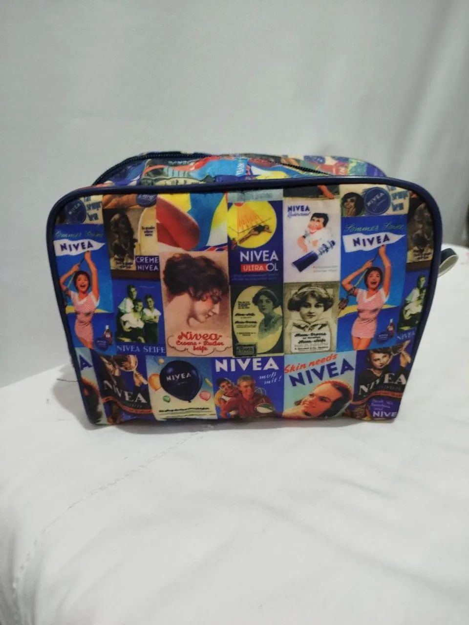 nécessaire de maquiagem modelo vintage ou retrô  - Foto 5