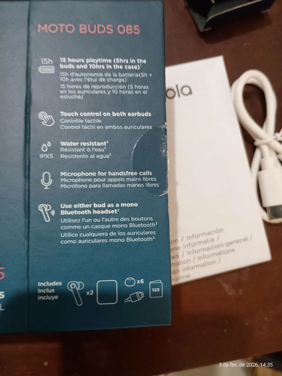 Moto buds 085 fone Bluetooth  - Foto 4