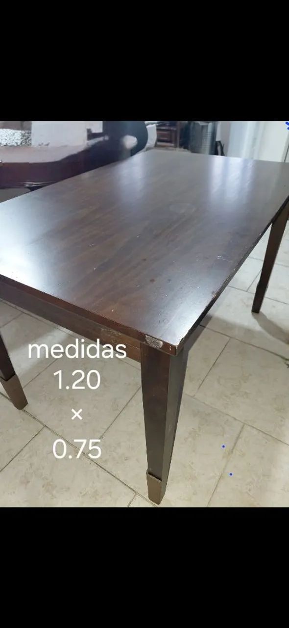 Mesa de madeira maciça  - Foto 2