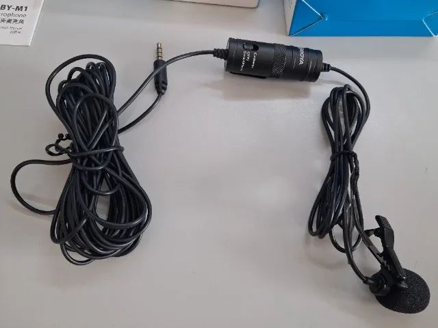 Boya BY-M1. Dois microfones lapela. Novos, sem uso. - Foto 4