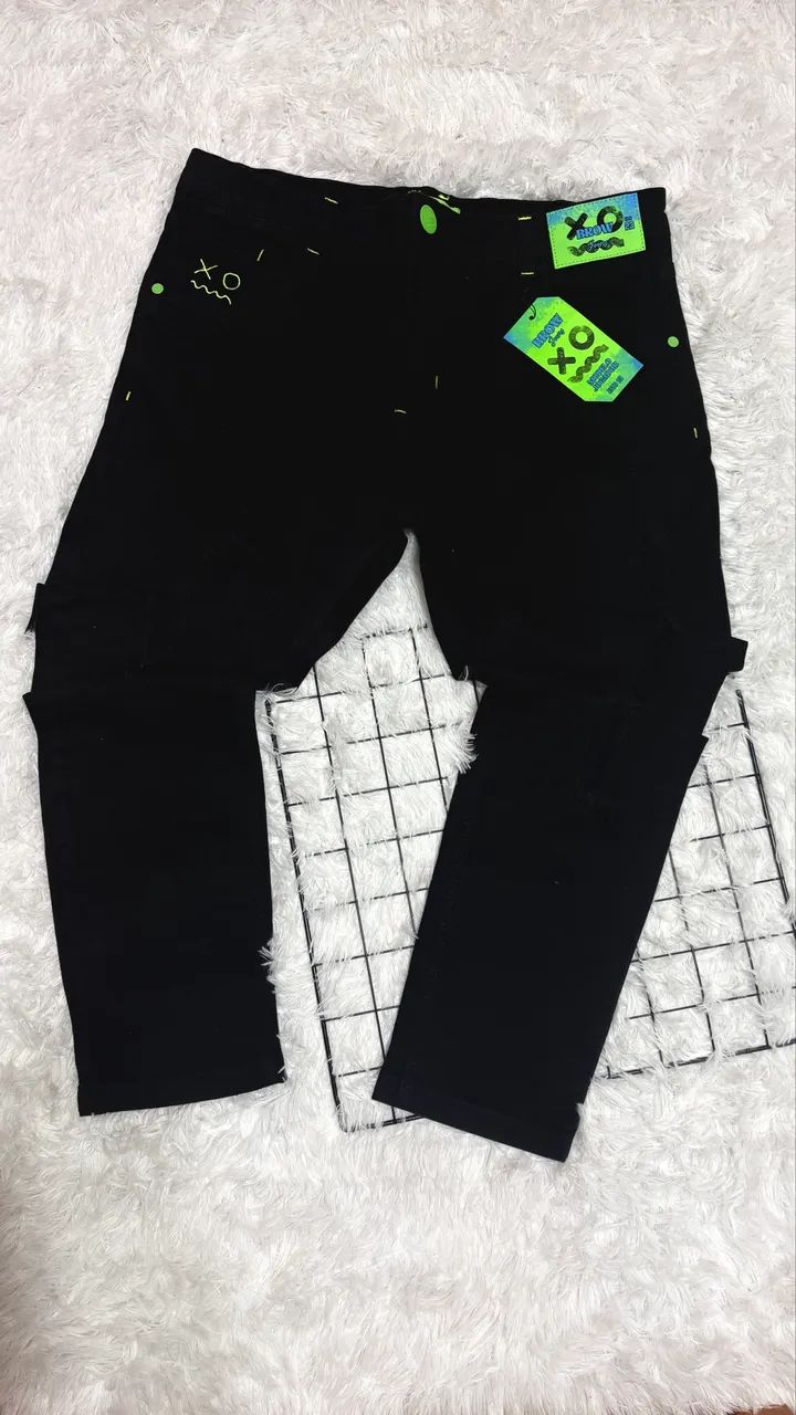 Calça jogador brow jeans nova original 