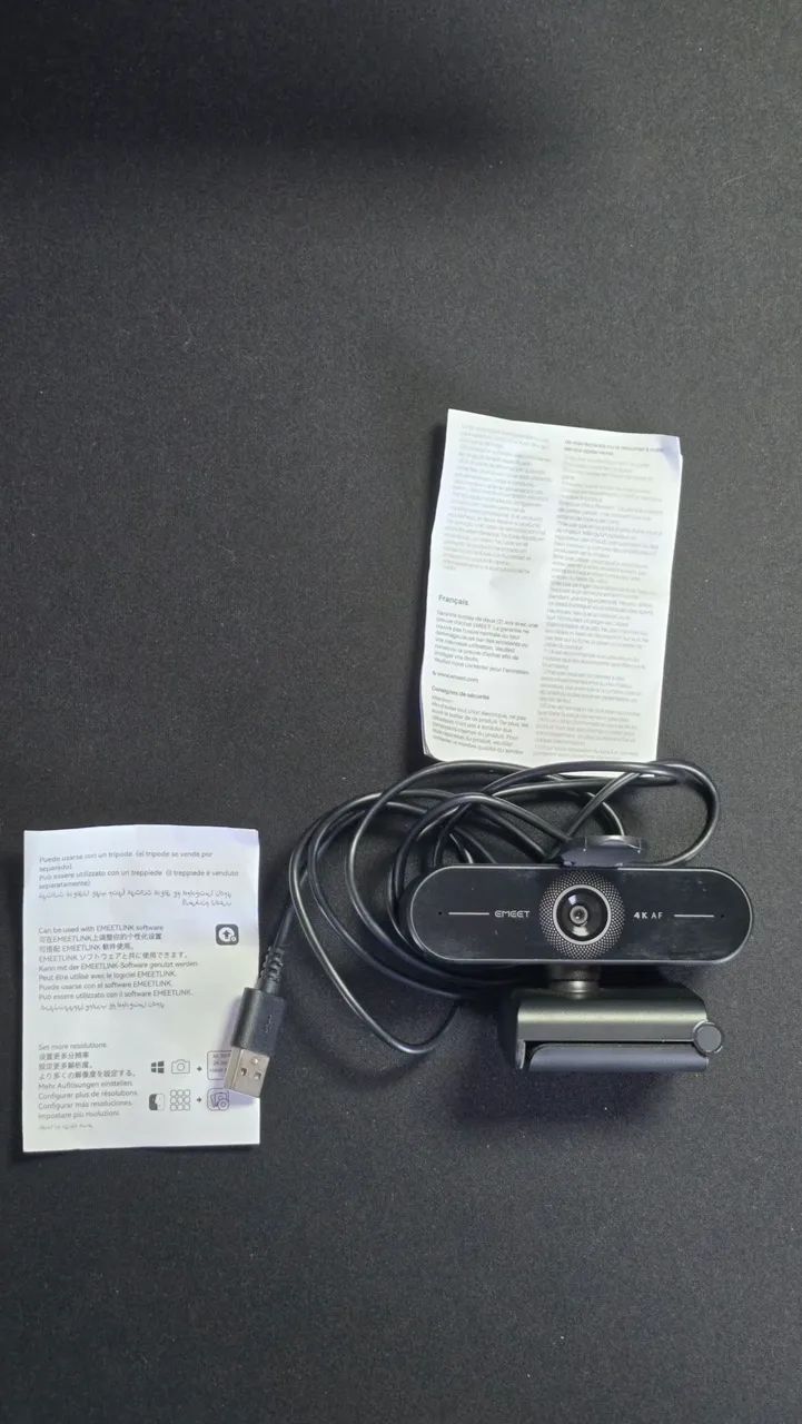 Webcan emeet c60e qualidade de imagem em 4k a 30 fps - Foto 3