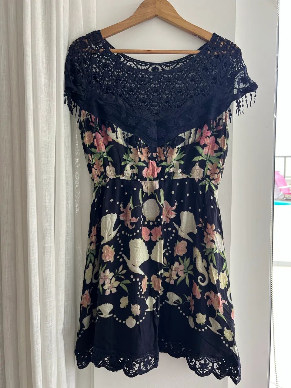 Vestido Antix Azul Marinho G
