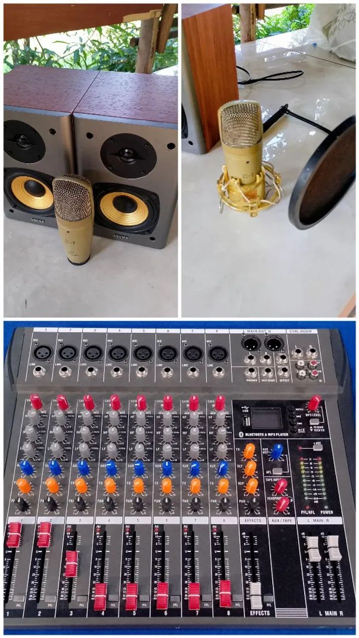 Kit Studio de gravação 