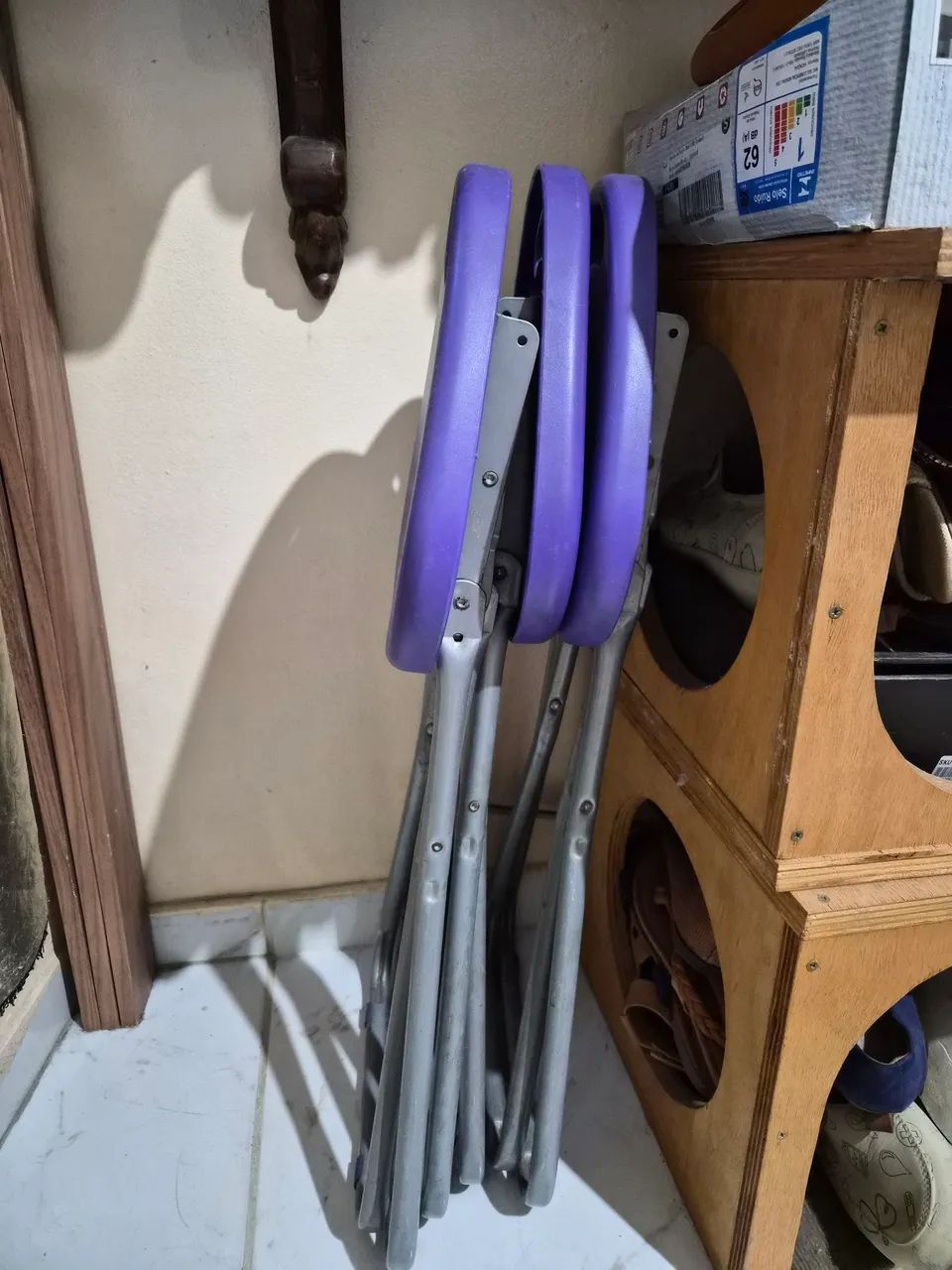 Kit bancos dobráveis - Foto 3